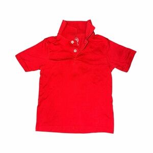 Wonder Nation Bright Red Kids Polo Shirt